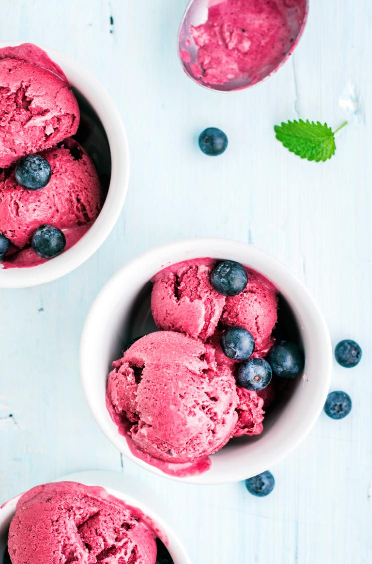 Lemon Berry Ice Cream | HMR Recipe