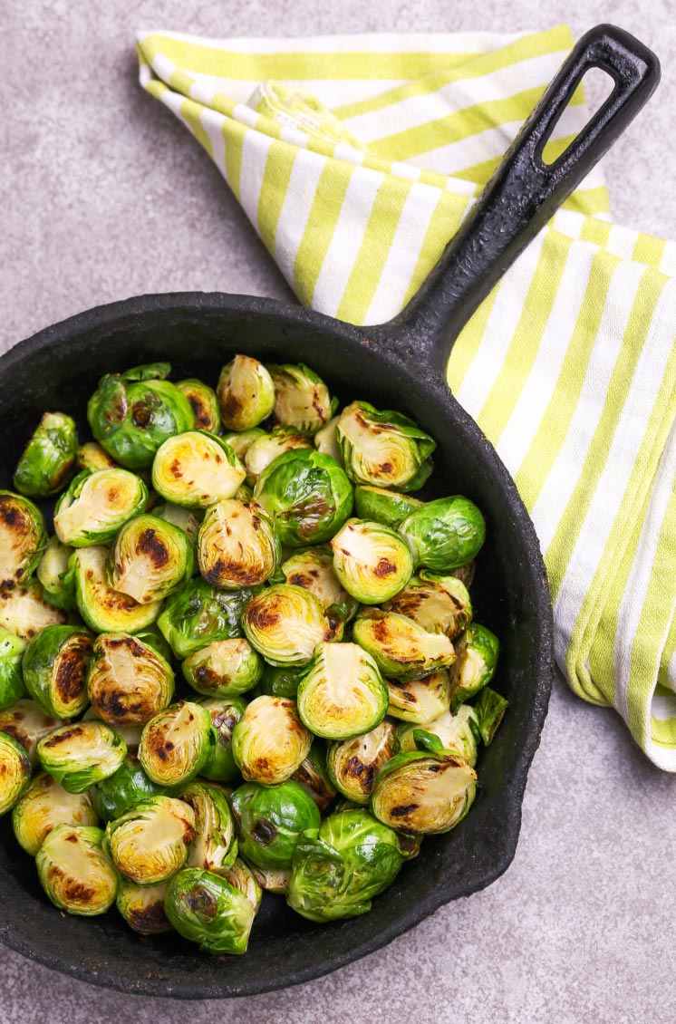 Maple Balsamic Brussels Sprouts