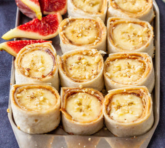 PB and Banana Pinwheels