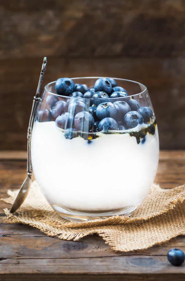 Blueberry Cloud Pudding