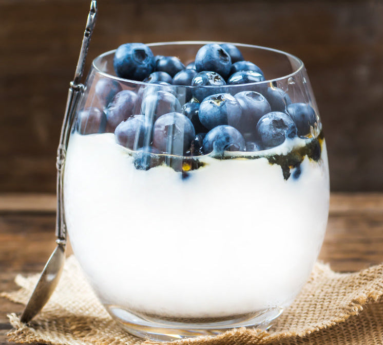 Blueberry Cloud Pudding