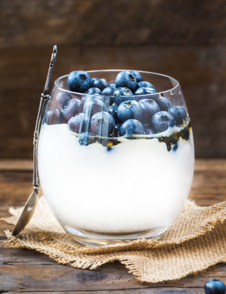 Blueberry Cloud Pudding