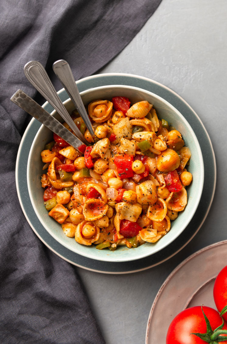Chickpea and Artichoke Shells