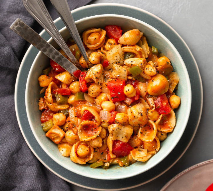 Chickpea and Artichoke Shells