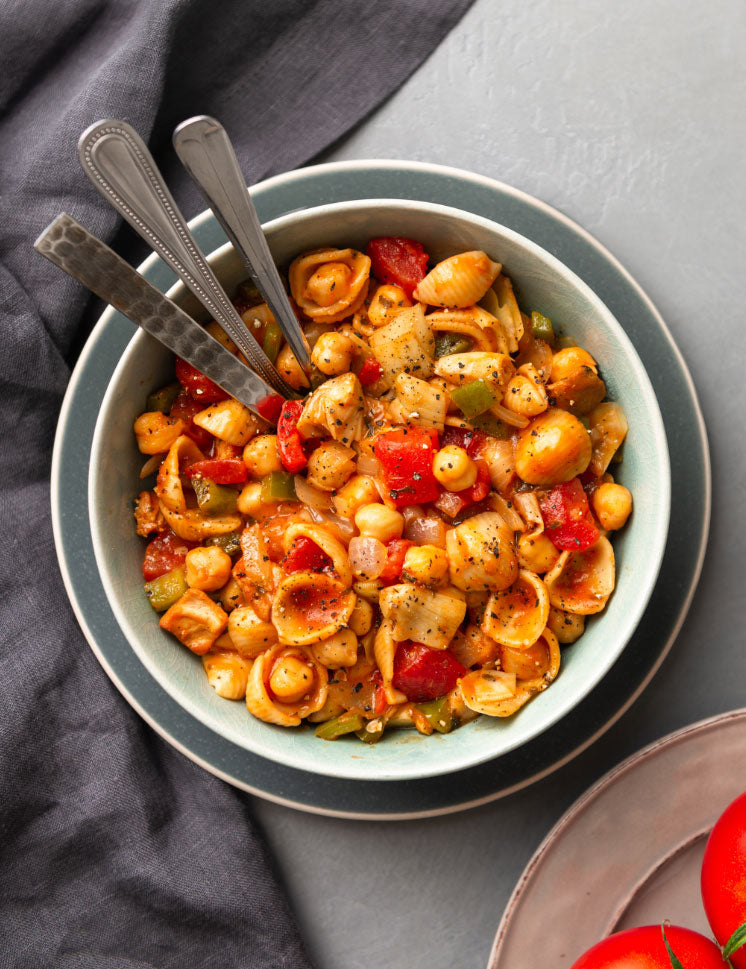 Chickpea and Artichoke Shells