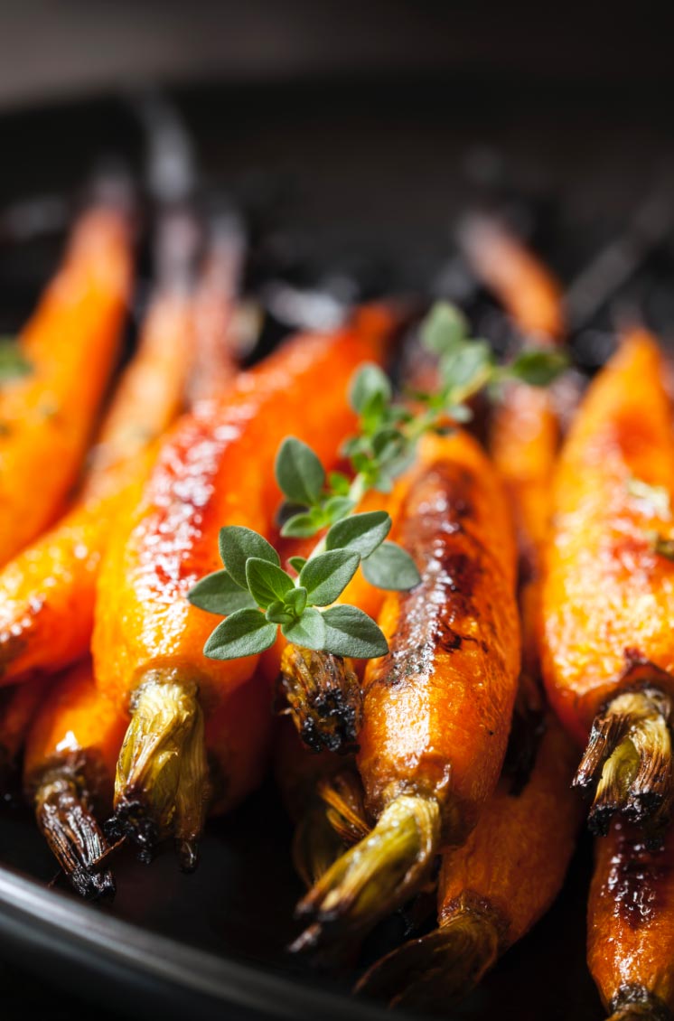 Lemon Thyme Roasted Carrots