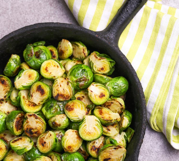Maple Balsamic Brussels Sprouts