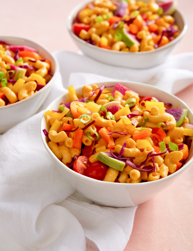 rainbow macaroni salad