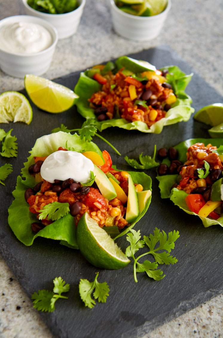 southwest chicken lettuce wraps