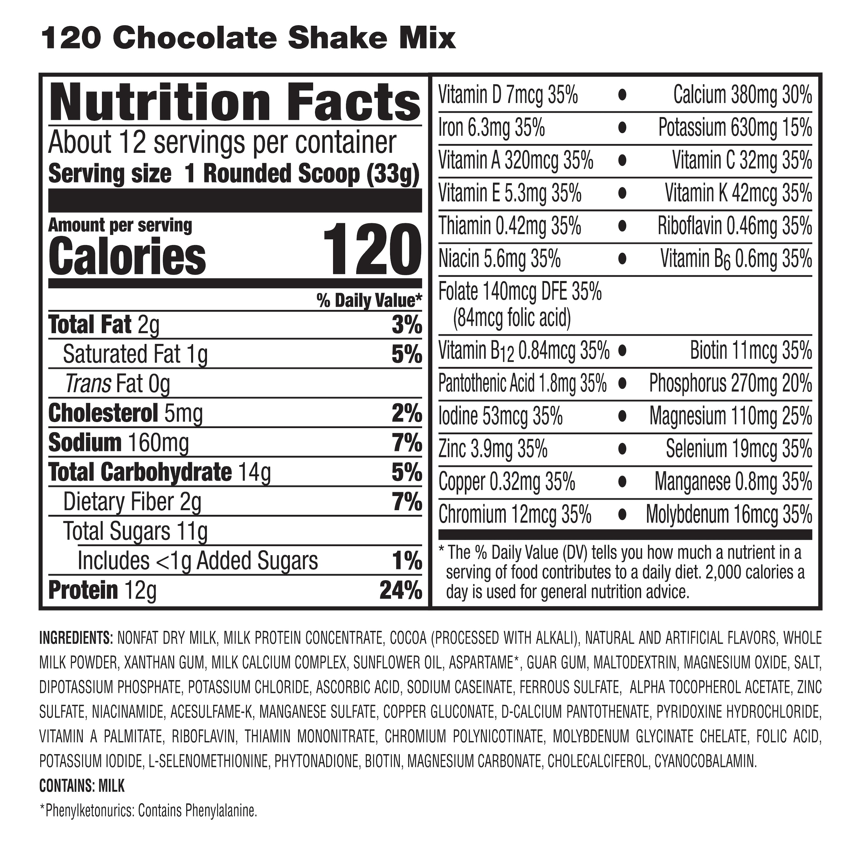 120 Chocolate Shake – HMR