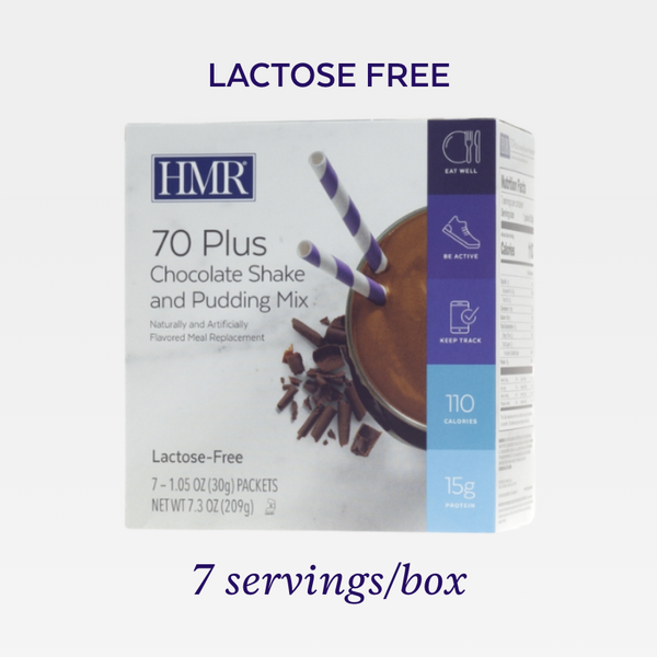 70 Plus Chocolate Shake & Pudding Mix – HMR