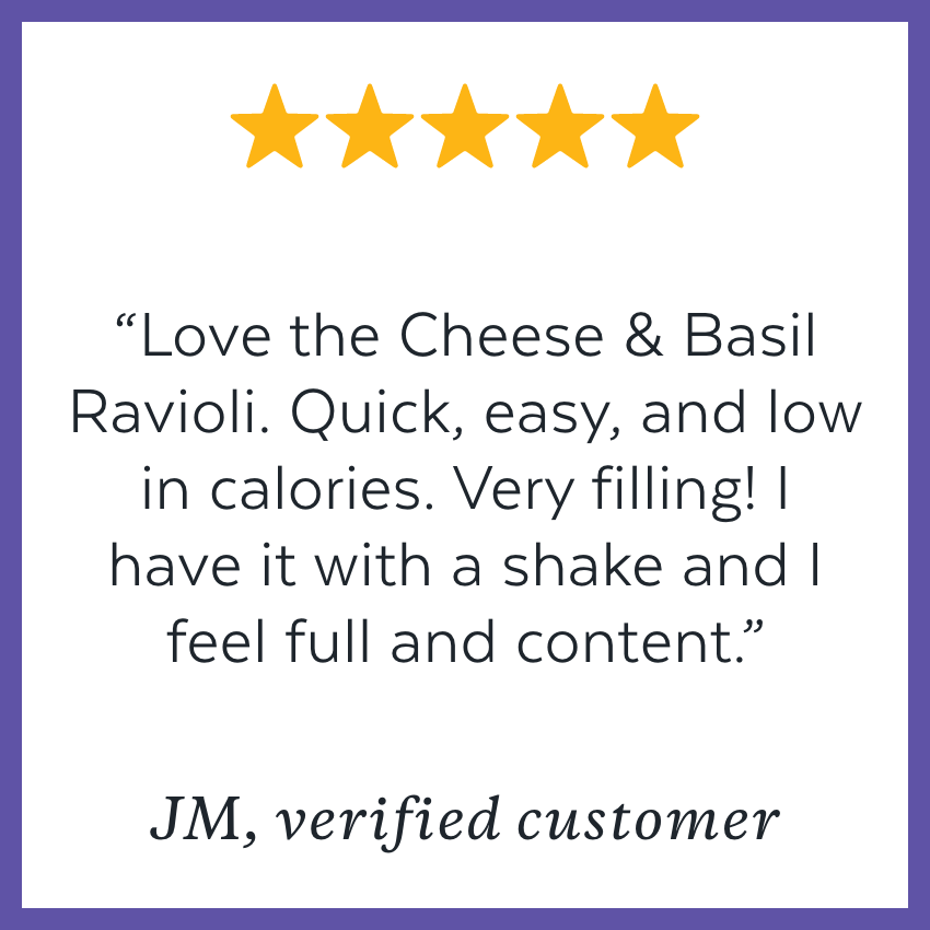 Cheese & Basil Ravioli
