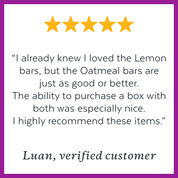Iced Oatmeal and Lemon Bar Variety Pack